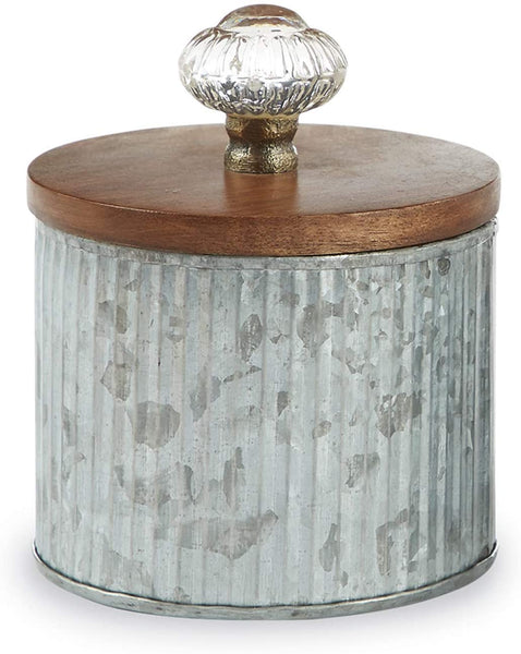 Pleated Tin Scented Door Knob Candles in 2 Styles