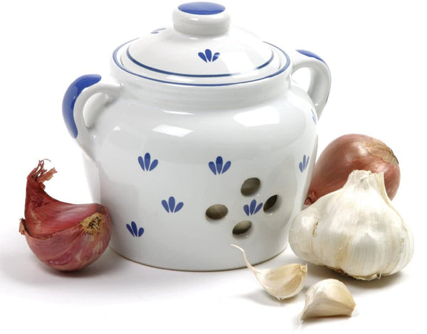 Norpro Decorative Garlic Keeper With FREE Garlic Peeler
