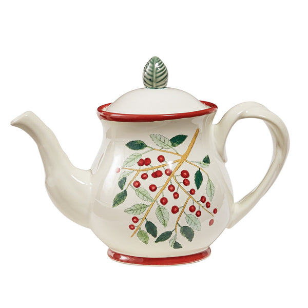 Simply Holly Ceramic Teapot