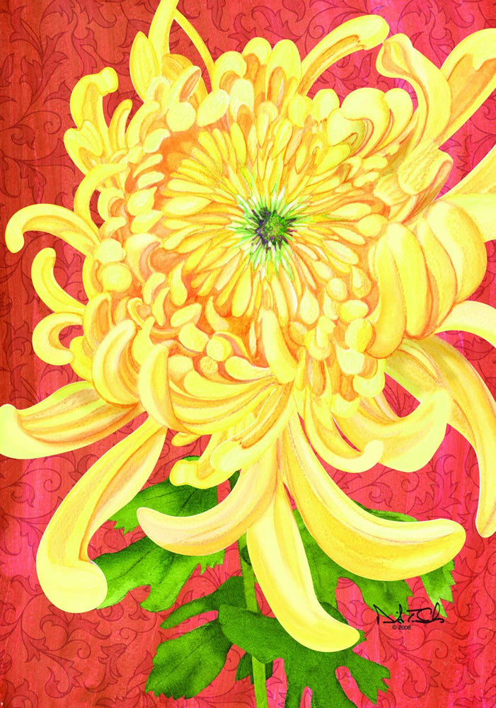 Chrysanthemums Garden Flag
