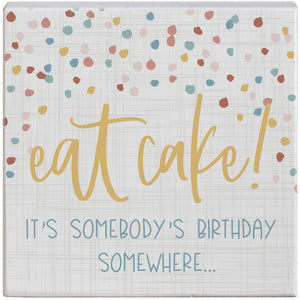 Eat Cake! Gift-A-Block Greeting