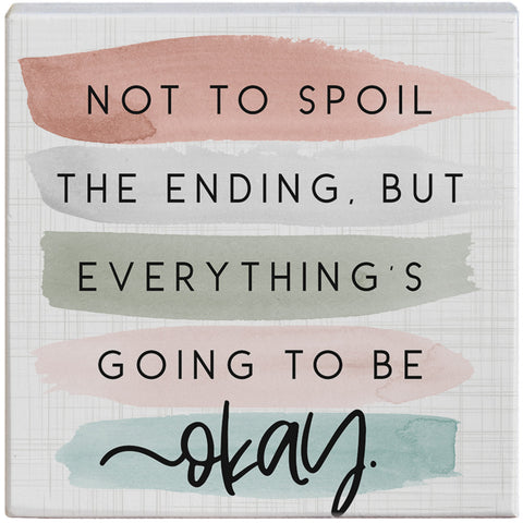 Everything’s Going to be Okay Gift-A-Block Greeting