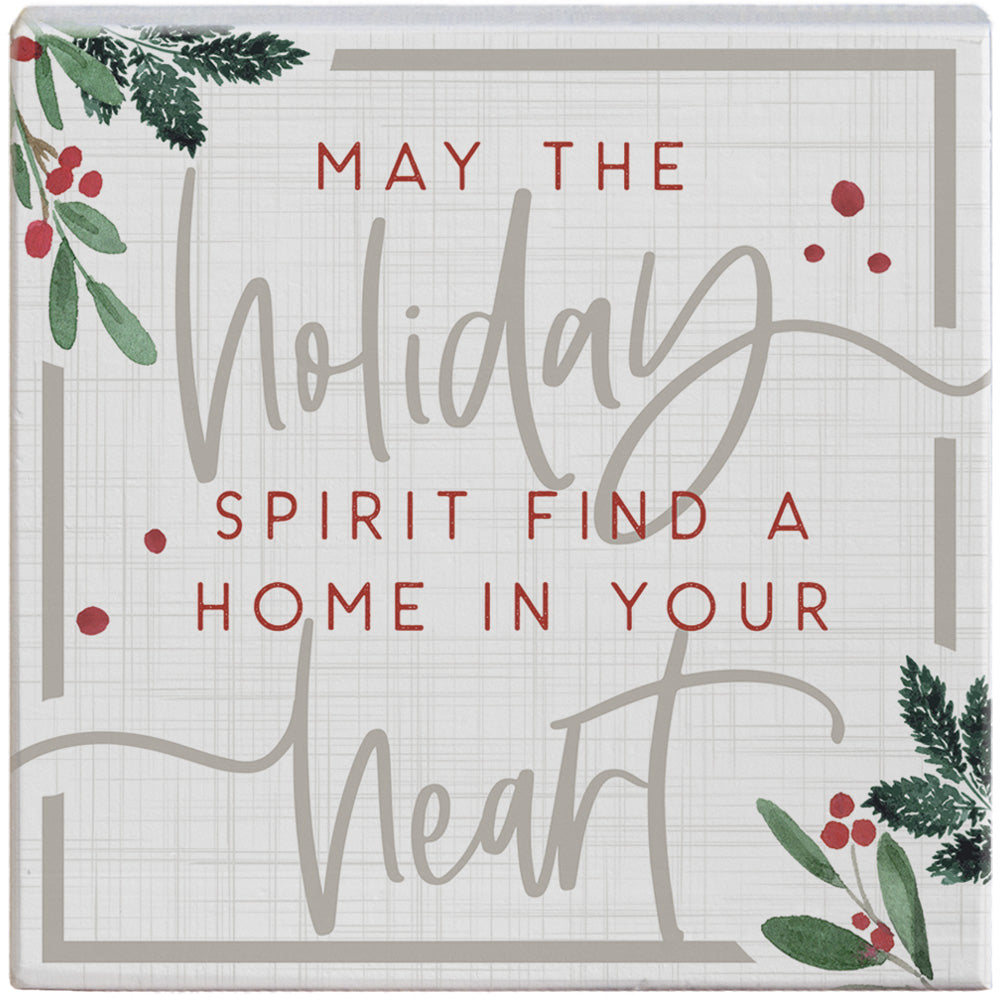 Holiday Spirit Gift-A-Block Greeting