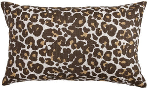 Leopard Print Rectangular 20" Throw Pillow